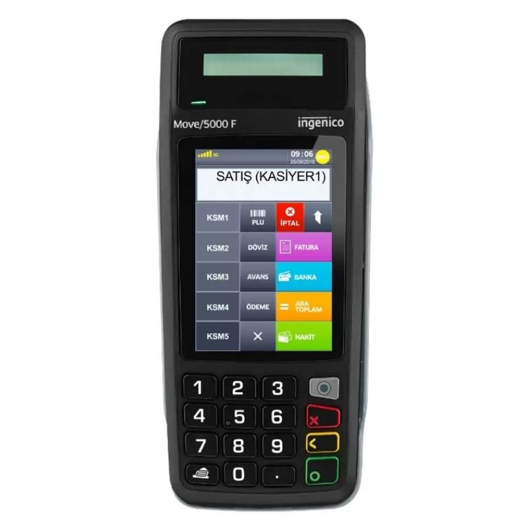 İngenico Move 5000 F Yeni Nesil Mobil Pos Yazarkasa